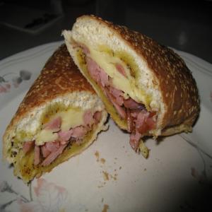 Baked Ham and Cheese Sandwiches image