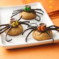 Cute Cookie Spiders For Halloween image