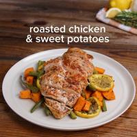One-pan Roasted Chicken And Sweet Potatoes Recipe by Tasty_image