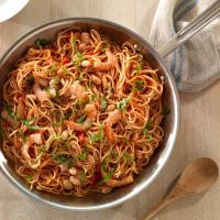 One Pan Spaghetti with Spicy Marinara and Shrimp_image