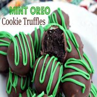 St. Patrick's Day Mint Oreo Cookie Truffles Recipe - (4.5/5) image