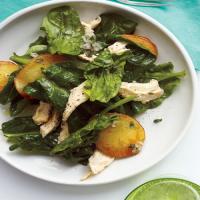 Spinach Salad with Chicken and Crispy Potatoes image