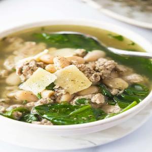 Turkey and White Bean Spinach Soup_image