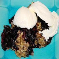 Microwave Blueberry Crumble image