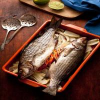 Roasted Fish With Blood Orange and Fennel image