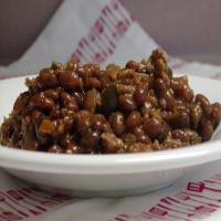 Badazz Baked Beans, Beef and Bacon image