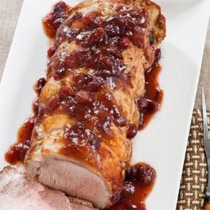 Roast Pork with Cranberry Glaze image