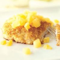 Panko Pork Cutlets with Pineapple and Ginger Salsa image