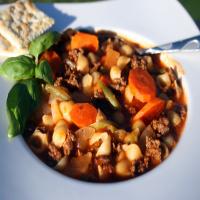 Mom's Ground Beef and Vegetable Soup image