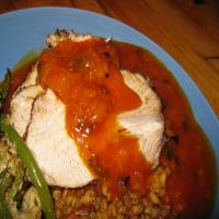 Barbecue Roast Pork With Fruity Sweet and Sour Sauce_image