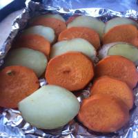 Grilled Sweet Potato and Russet Potato_image
