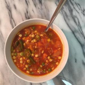 Quick and Fast Vegetarian Vegetable Soup in a Hurry_image