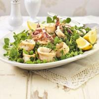 Squid, samphire & pea salad_image