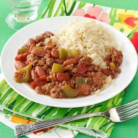 Cajun Beef and Beans image