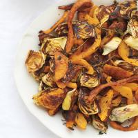 Roasted Artichoke Hearts and Squash with Thyme_image