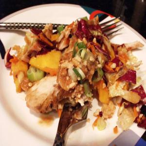 Broiled Thai Chicken With Mango Coleslaw image