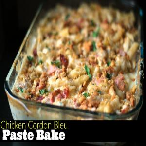 Chicken Cordon Bleu Pasta Bake_image