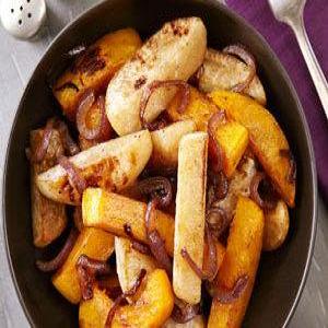 Roasted Turnips & Butternut Squash with Five-Spice Glaze_image