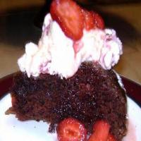 Chocolate/Strawberry Mayo Cake_image