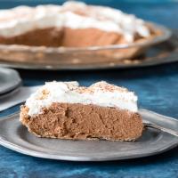 French Silk Pie with Oatmeal Cookie Pie Crust_image