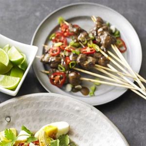 Skewered beef with oyster sauce_image