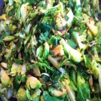 Shredded Brussels Sprouts & Scallions (Gourmet)_image