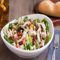 Provencal Chicken Salad With Roasted Peppers and Artichokes image