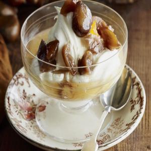 Chestnuts in Cointreau & orange syrup image