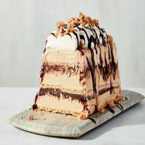 Coffee-Praline Crunch Ice Cream Cake image