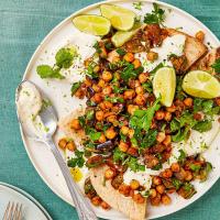 Chipotle chickpeas with aubergine & pitta_image
