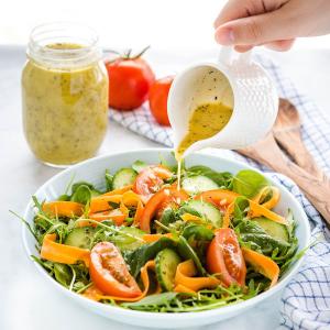 Classic Vinaigrette Salad Dressing Recipe - The Busy Baker_image