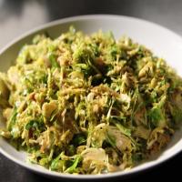 Shaved Brussels Sprouts with Pancetta image