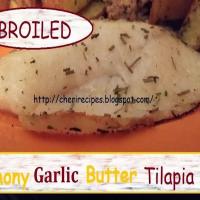 Broiled Lemony Garlic Butter Tilapia_image