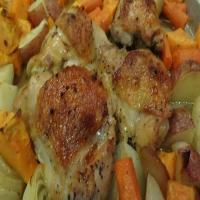 BONNIE'S ROASTED CHICKEN WITH VEGETABLES image