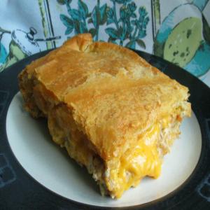 Sausage and Cheese Crescent Squares image