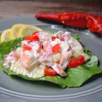 Lobster & Corn Salad Lettuce Wraps With Tarragon Mayonnaise_image