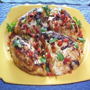 Pan-Roasted Chicken With Spiced Honey_image