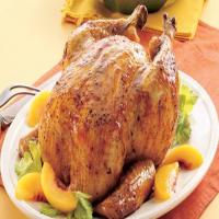 Roasted Chicken with Peach Glaze image
