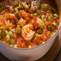 Kardea's Okra Soup with Shrimp image
