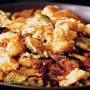 Corn Bread Dressing with Brussels Sprouts_image