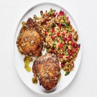 Za'atar Chicken Thighs with Pearl Couscous image