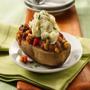 Ground Beef- and Corn-Topped Potato Skins_image