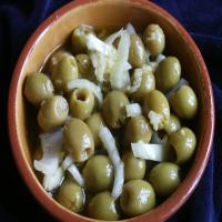 Garlic Marinated Olives image
