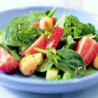Strawberry Macadamia Nut and Spinach Salad with Honey Mustard Vinaigrette Recipe - (5/5)_image