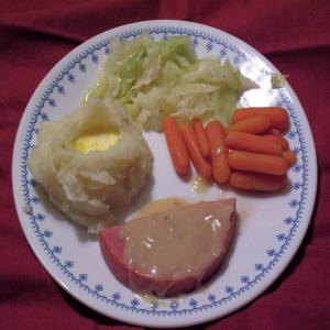 Gammon (Ham Steaks) With Whiskey Sauce image