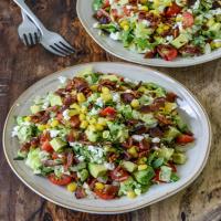 BLT Chopped Salad with Corn, Feta & Avocado Recipe - (4.5/5) image