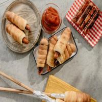 Bagel Dogs with Harissa Ketchup image