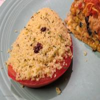 Herb Couscous Stuffed Tomatoes image
