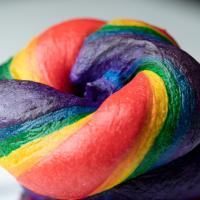 Rainbow Pride Flag Bagels Recipe by Tasty_image