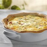 Turkey, Red Pepper and Cheddar Quiche_image